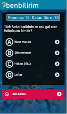 Mobil: Uygulama: Ben Bilirim! Bilgi Yarışması